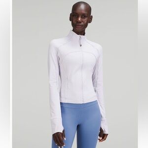 Lululemon Ribbed Nulu Cropped Define Jacket•Sz 12•Faint Lavender Color